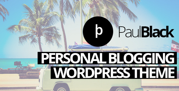 PaulBlack 博客 WordPress主题 [v1.7]