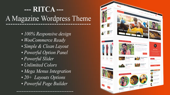 Ritca 博客杂志 WordPress主题 ［v1.7］