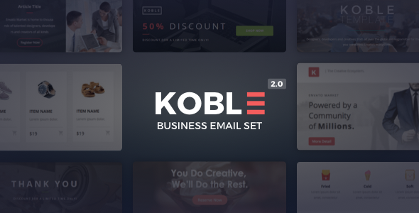 Koble 邮件Email HTML模板 v2.0.2