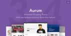 Aurum - 极简购物商城模板WordPress主题