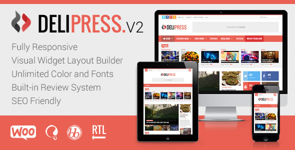 DeliPress - Magazine and Review WordPress Theme