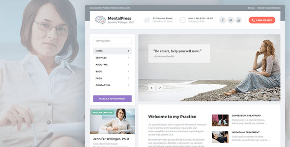 MentalPress - WP Theme for your Medical or Psychology Website