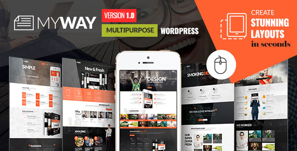 MyWay 多用途创意 WordPress主题 [v1.7]