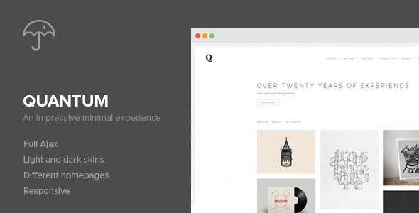 Quantum 作品集 摄影视网膜 wordpress主题 v2.2