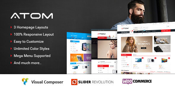Atom - Responsive WooCommerce WordPress Theme