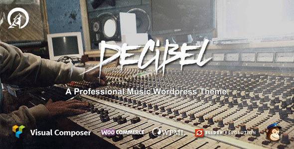 Decibel - 音乐电台网站模板WordPress主题