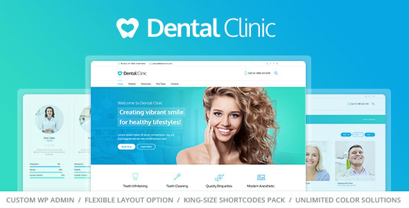 Dental Clinic 口腔牙医 WordPress 主题