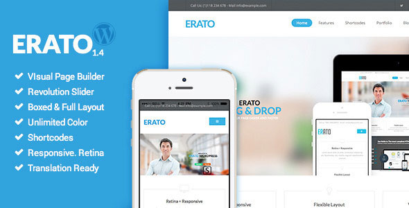  Erato Multipurpose WordPress Theme v1.5