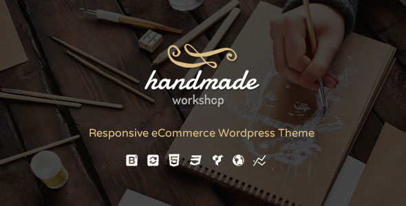 Handmade 购物商城网站模板WordPress主题