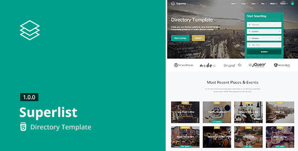  Superlist merchant directory WordPress theme v1.4.2