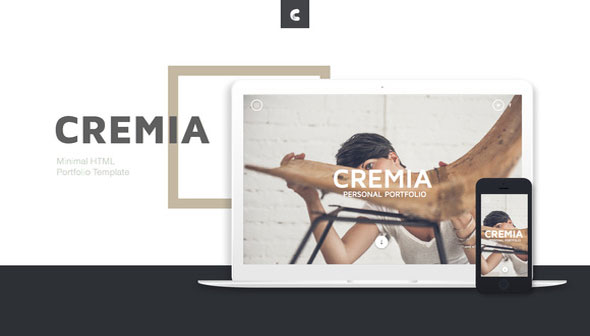 Cremia 作品展示 HTML5模板
