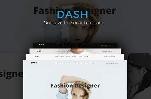 Dash 单页 HTML5模板