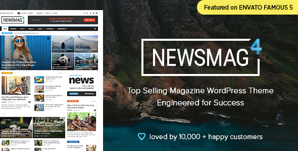  Newsmag - Newsmagazine news website template WordPress theme