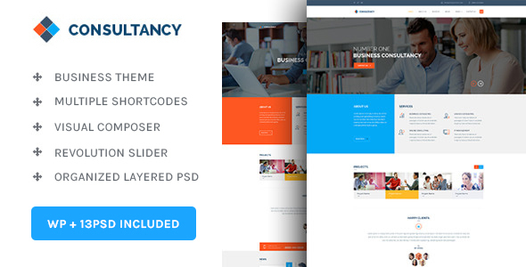 Consultancy - Business Consulting WordPress Theme