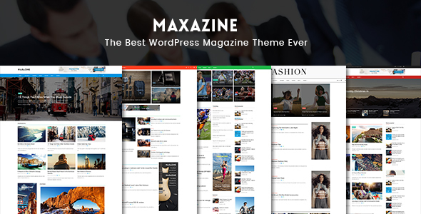 Maxazine 新闻杂志博客 WordPress主题 v1.0.2