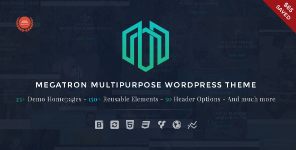  Megatron Multipurpose WordPress Theme