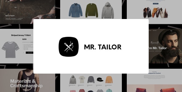 Mr. Tailor 时尚服饰在线购物商城WordPress主题