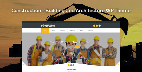 Construction 建筑工程公司 WordPress主题 v1.3.2