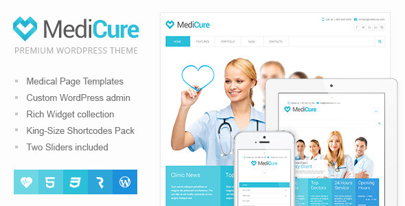 MediCure – Health & Medical Wordpress Theme