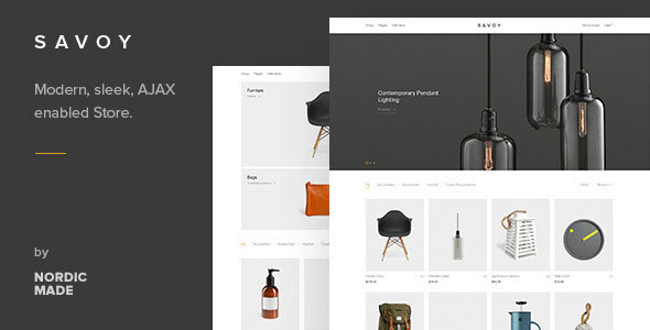 Savoy - Minimalist AJAX WooCommerce Theme