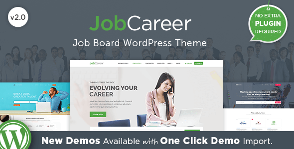 jobCareer - 招聘求职工作发布网站模板WordPress主题