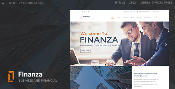 Finanza - 企业商务财税记账网站WordPress主题