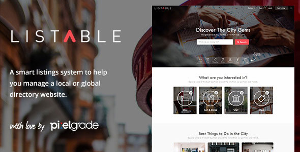 LISTABLE - A Friendly Directory WordPress Theme