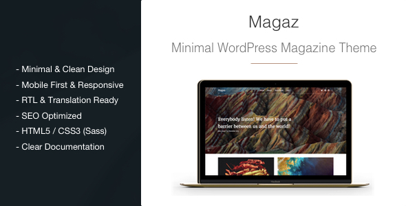 Magaz 极简新闻杂志 WordPress主题