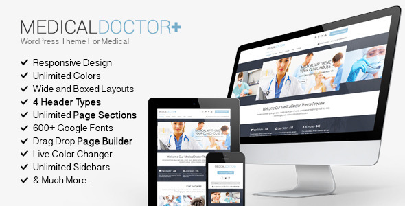 MedicalDoctor 医疗健康 wordpress 主题