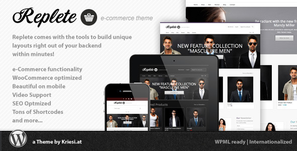 Replete 企业/购物 WordPress主题 v4.0