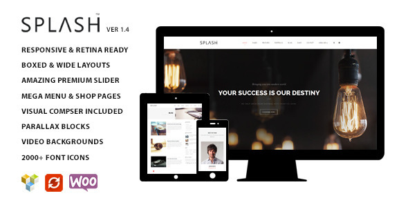  Splash - Multipurpose Enterprise Website Template Wordpress Theme