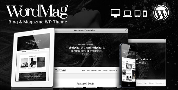 WordMag - 杂志博客网站模板WordPress主题