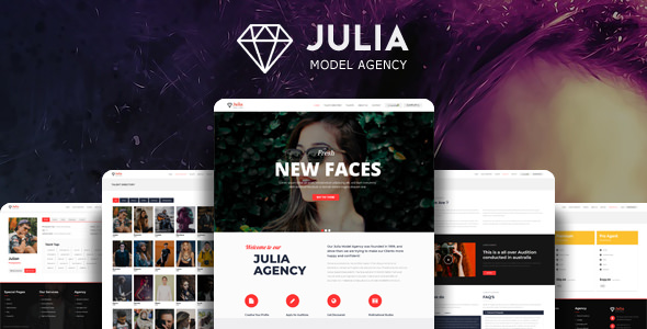 Julia - Talent Management WordPress Theme