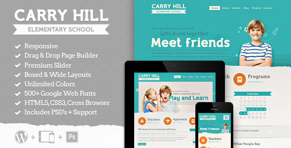 Carry Hill School WordPress主题 v2.1.1