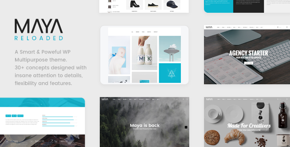 Maya 强大多用途 WordPress主题 v1.2