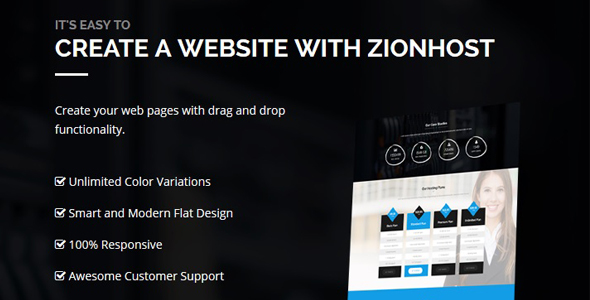ZionHost 域名主机空间服务 WordPress主题