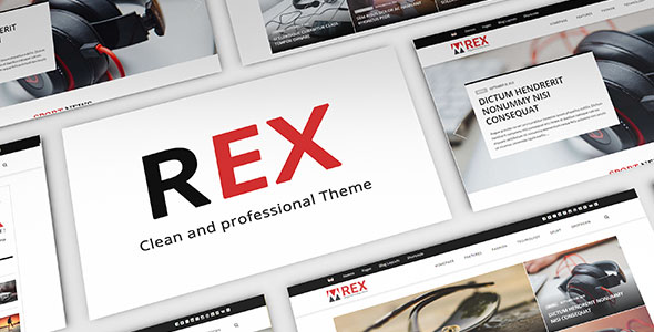 The REX 杂志博客网站WordPress主题