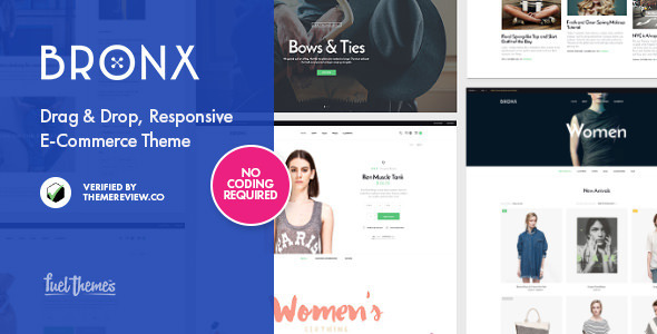  Bronx - WordPress theme of fashion shopping mall website