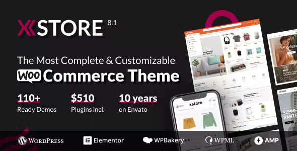 XStore - 多行业网上购物商店模板WordPress主题