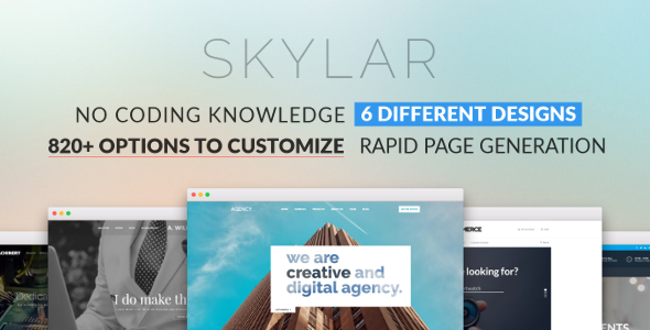 Skylar 高端定制多用途 WordPress主题 v1.0.9