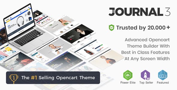  Journal - Advanced e-commerce online store Opencart template