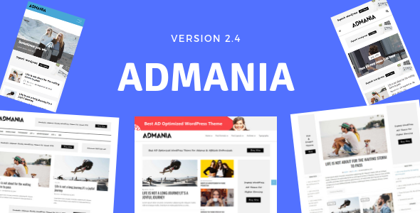 Admania - AD Optimized WordPress Theme