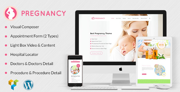 Pregnancy - 医疗保健妇科医生WordPress主题