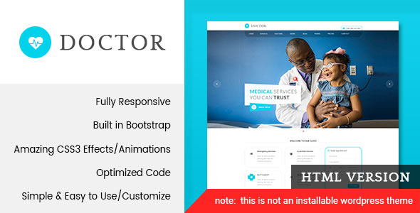 Doctor - 医疗健康HTML5模板