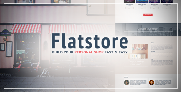 Flatstore - eCommerce电子商务Muse模板