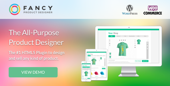 Fancy Product Designer - 商品定制个性设计WordPress插件
