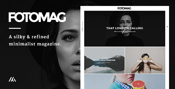 Fotomag 极简博客杂志WordPress主题