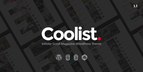 Coolist v1.2.2 新闻杂志WordPress主题