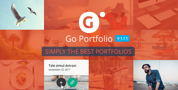 Go Portfolio - 响应式专业作品展示WordPress主题