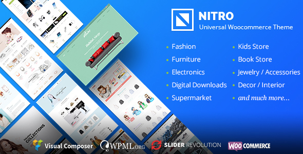 Nitro - 电子商务在线商店模板WooCommerce主题